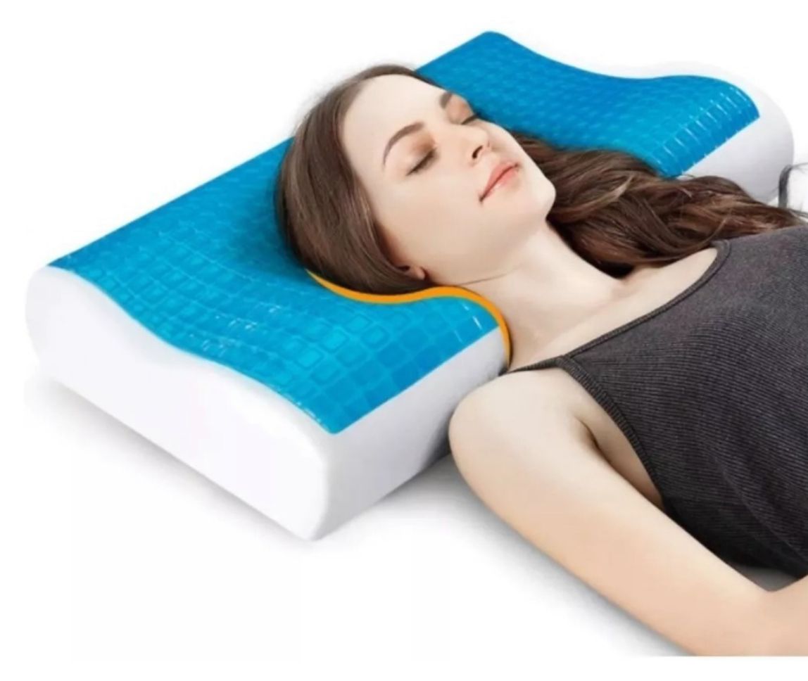 Combo X2 Almohadas Memory Pillow Ortopédica Indeformables Cool Gel Fund